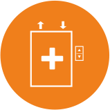 Hospital elevator icon